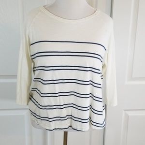 Fatface blue and white nautical T-shirt